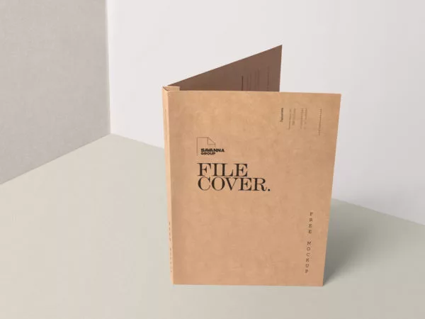 Brand Folder Stationery Mockup