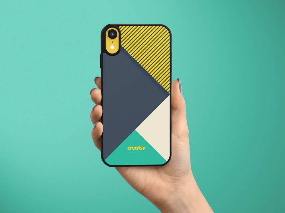 Download Free-iPhone-XR-Case-Mockup-02 | Free Mockup