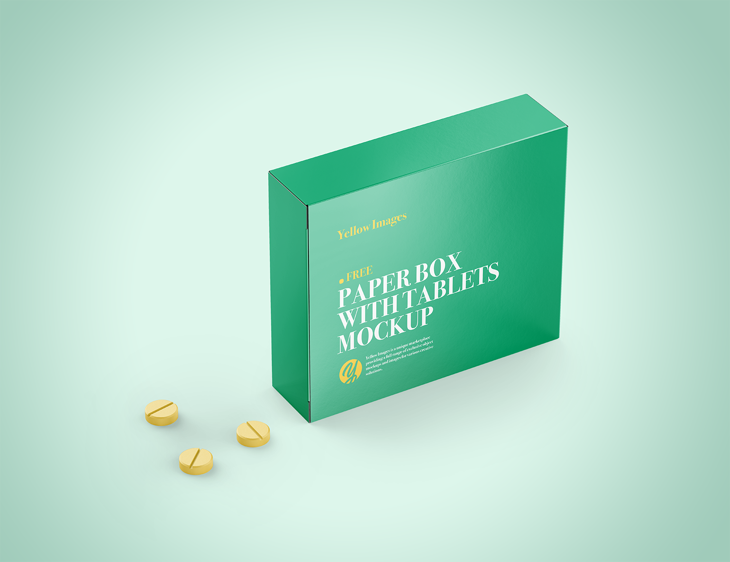 Download Paper Box With Tablets Mockup Free Mockup Yellowimages Mockups