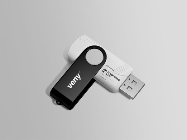 USB Flash Drive Free Mockup