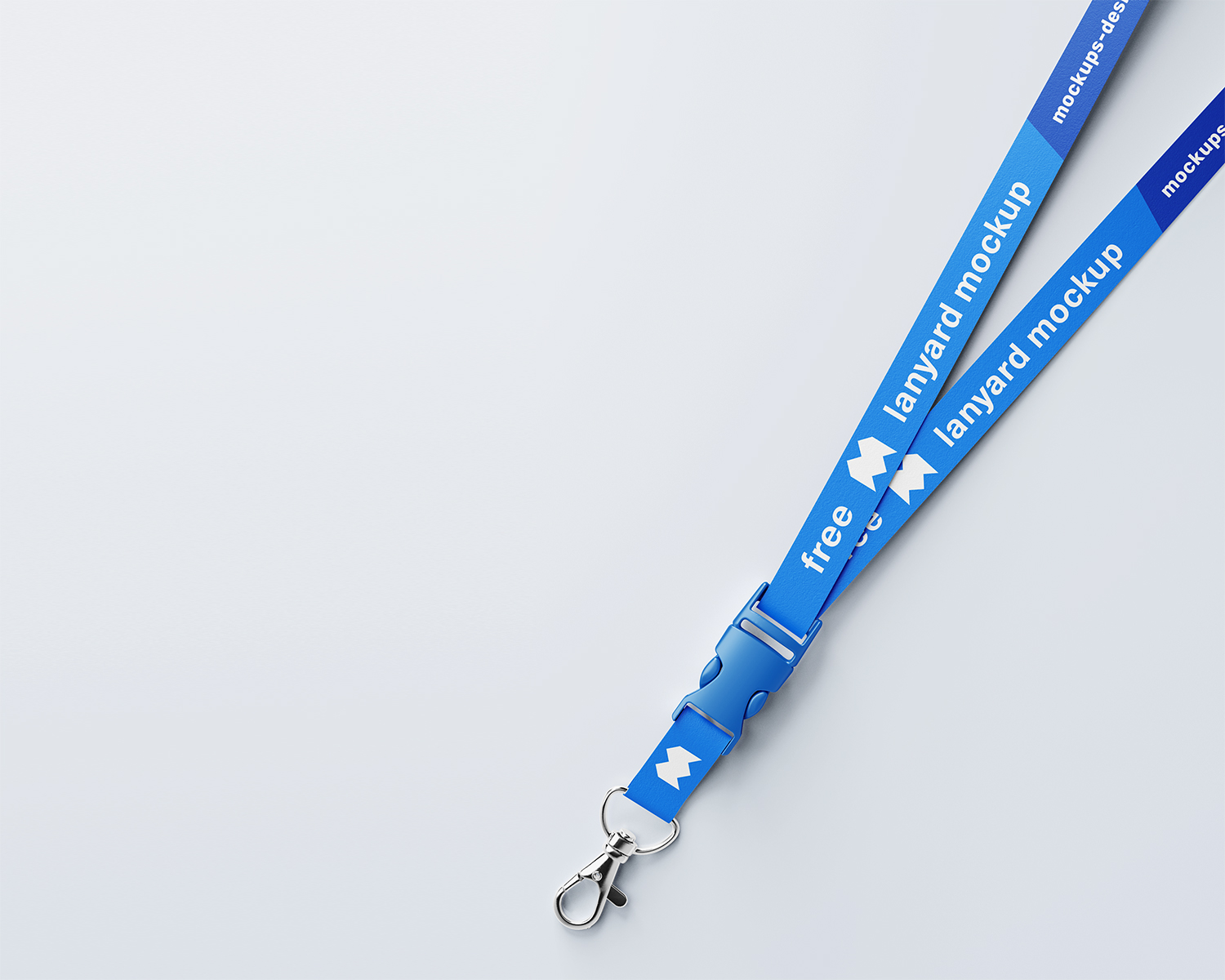 Free 15mm Lanyard Mockup - Free Mockup