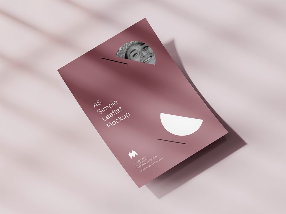 Free-A5-Leaflet-Mockup-04 | Free Mockup