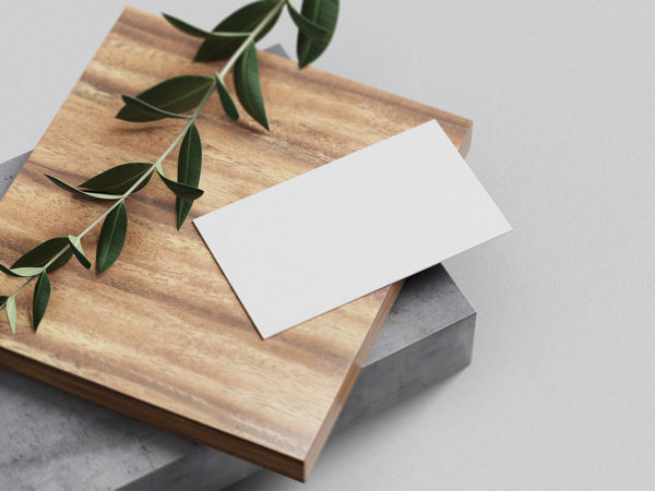 Free Minimal Business Card Mockups