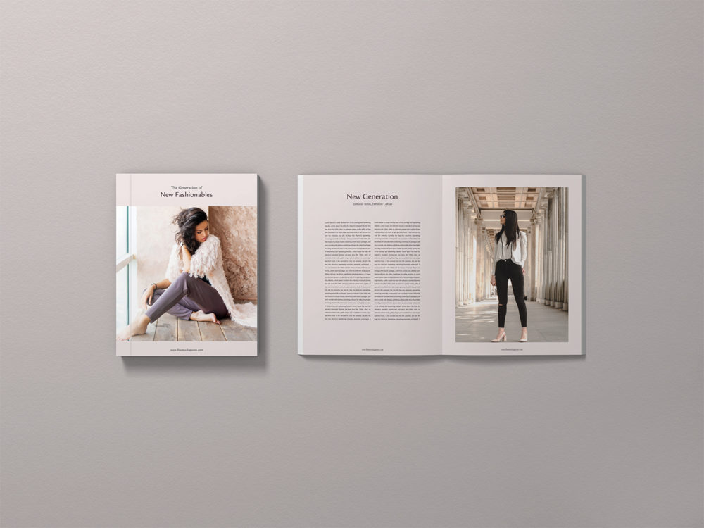 Free PSD Magazine Mockup