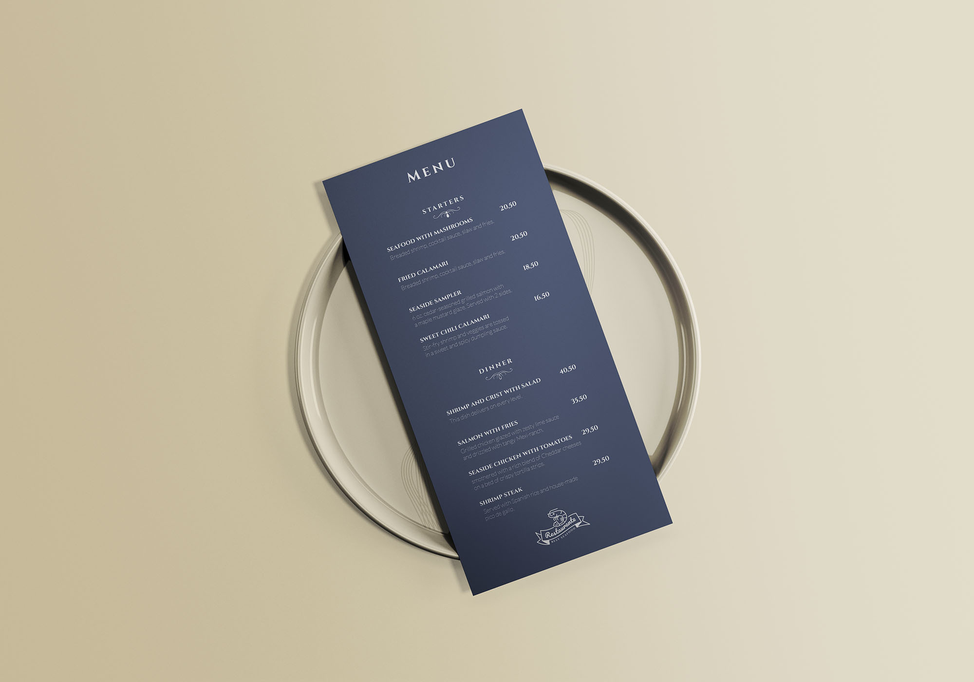 Download Free Restaurant Menu Mockup | Free Mockup