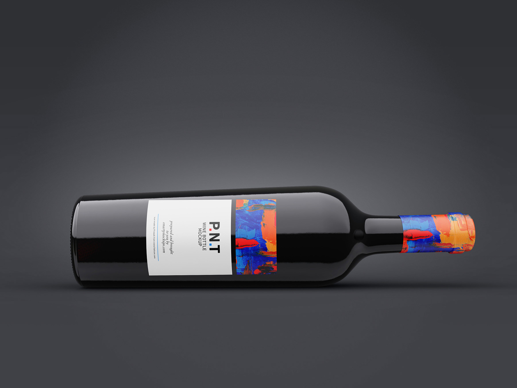 Download Free Wine Bottle Mockup Free Mockup