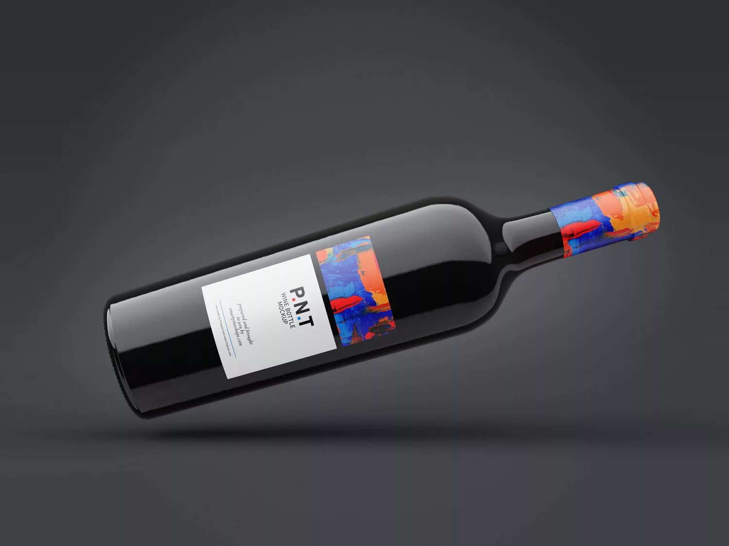 Free Wine Bottle Mockup Free Mockup