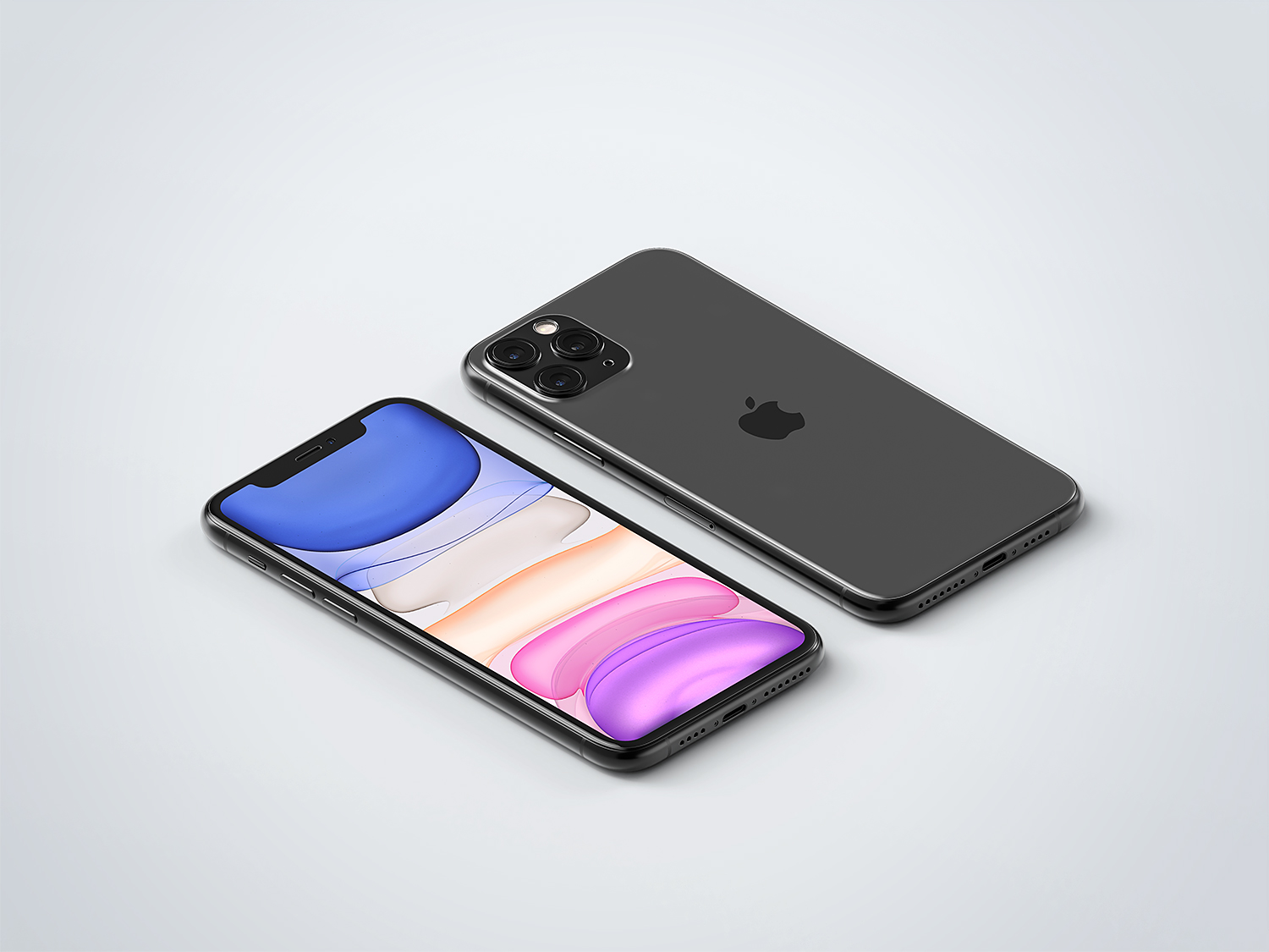 Download Isometric iPhone 11 Pro Max Mockup | Free Mockup