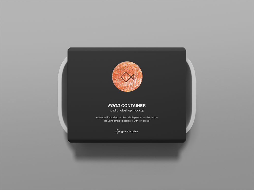 Rectangular Food Container Mockup