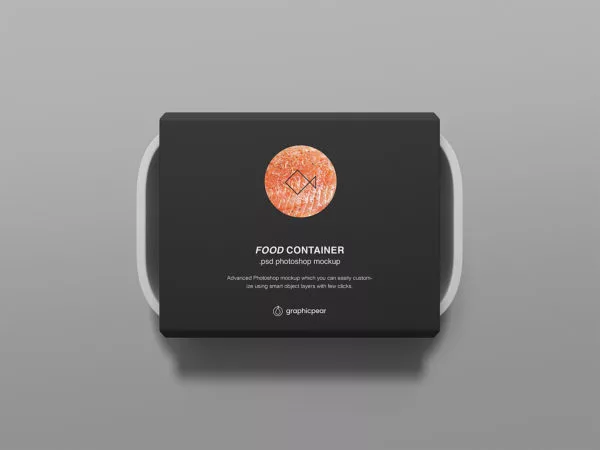 Rectangular Food Container Mockup