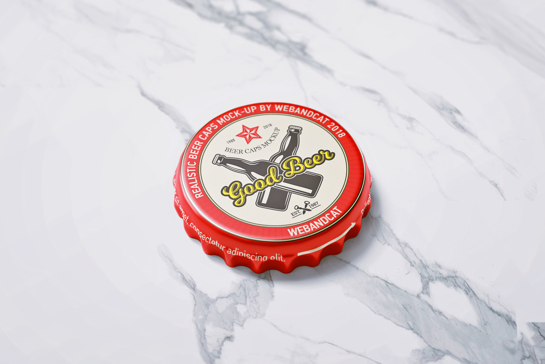 Download Bottle Cap Mock Up Free Psd Free Mockup