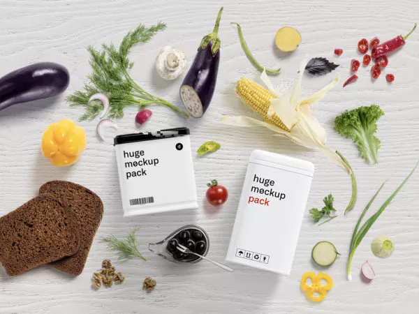 Free Food Mockup Scene Creator