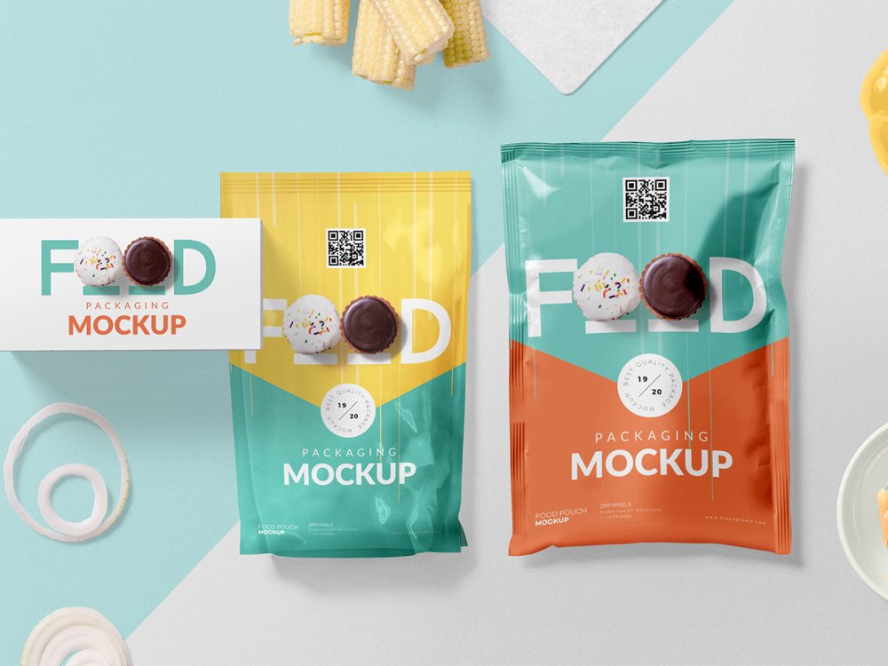 Free Food Packaging Mockup PSD