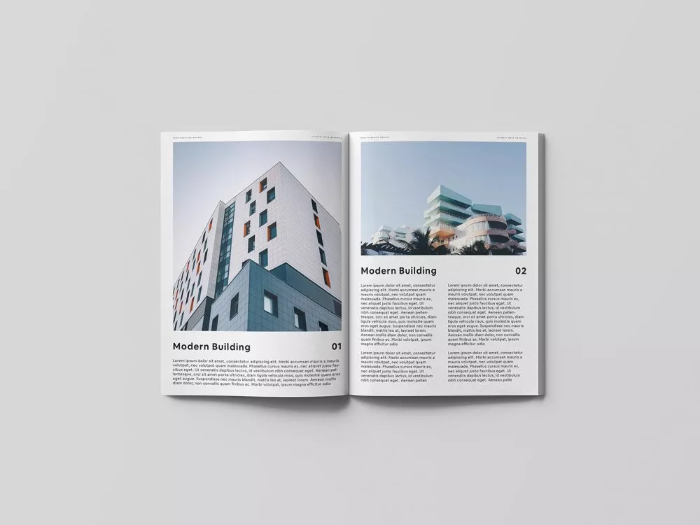 Free Open Magazine Mockup