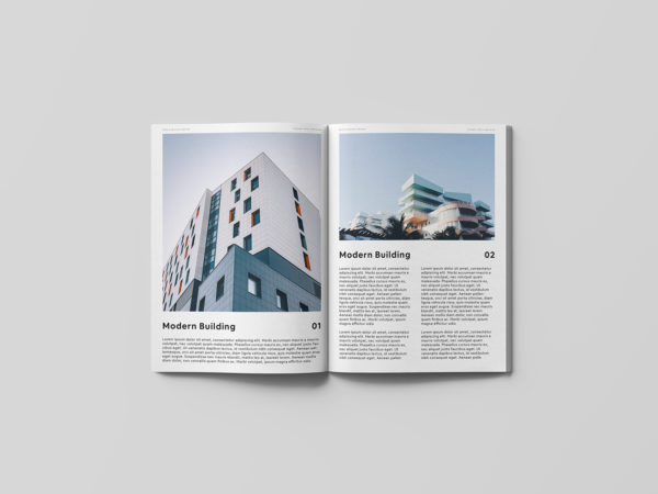 Free Open Magazine Mockup