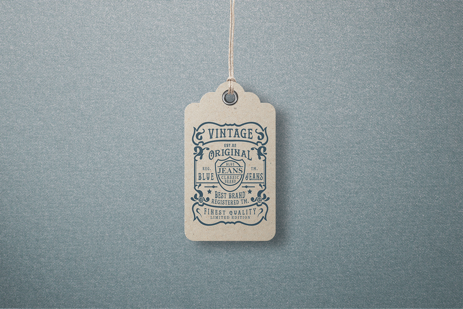 Garment Label Tag Mockups