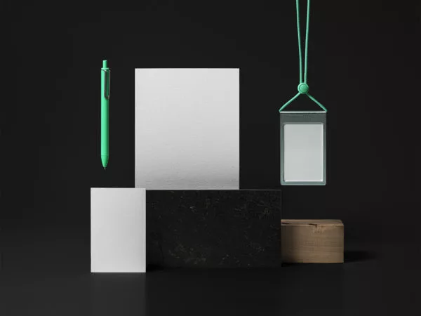 ID Card PSD Stationery Mockup