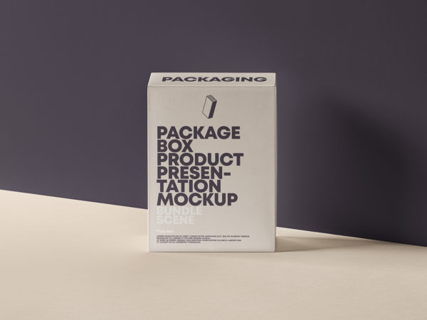 PSD Product Packaging Box Mockup