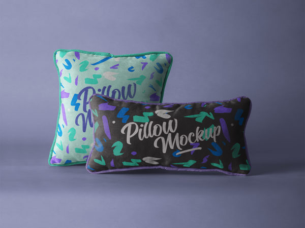 PSD Throw Pillow Mockup Set