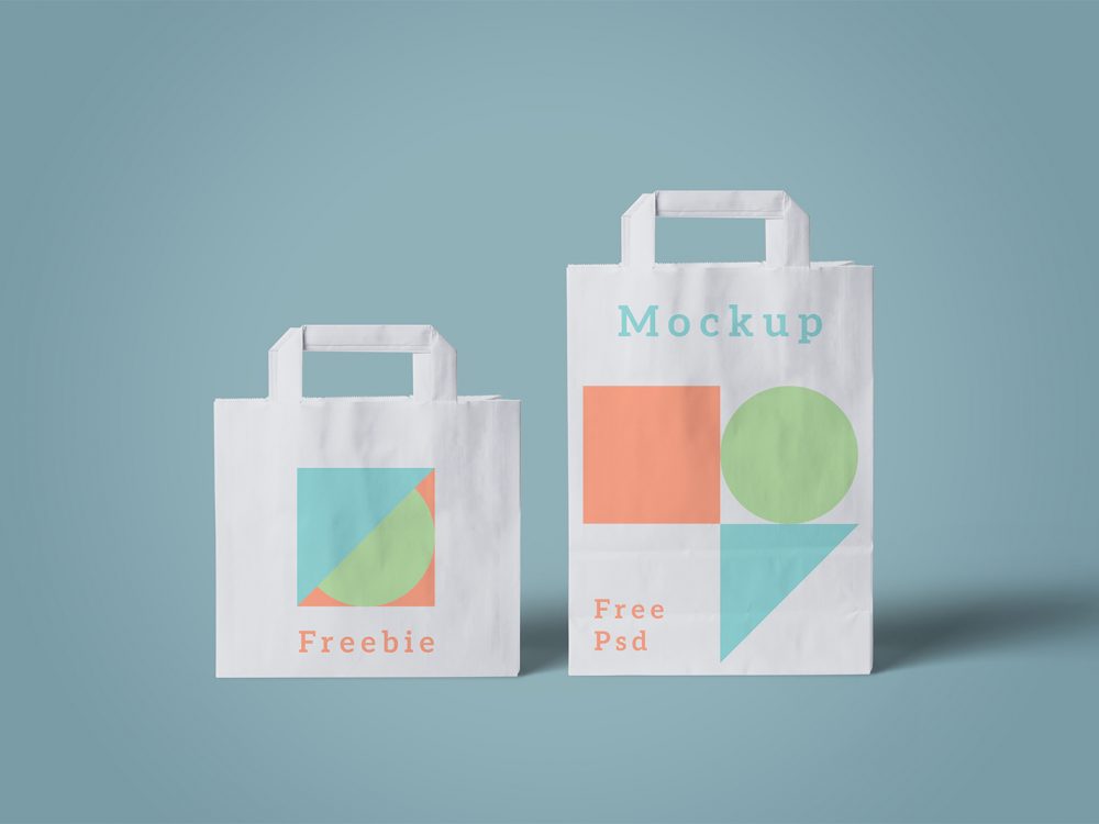 Paper Bag PSD Mockup