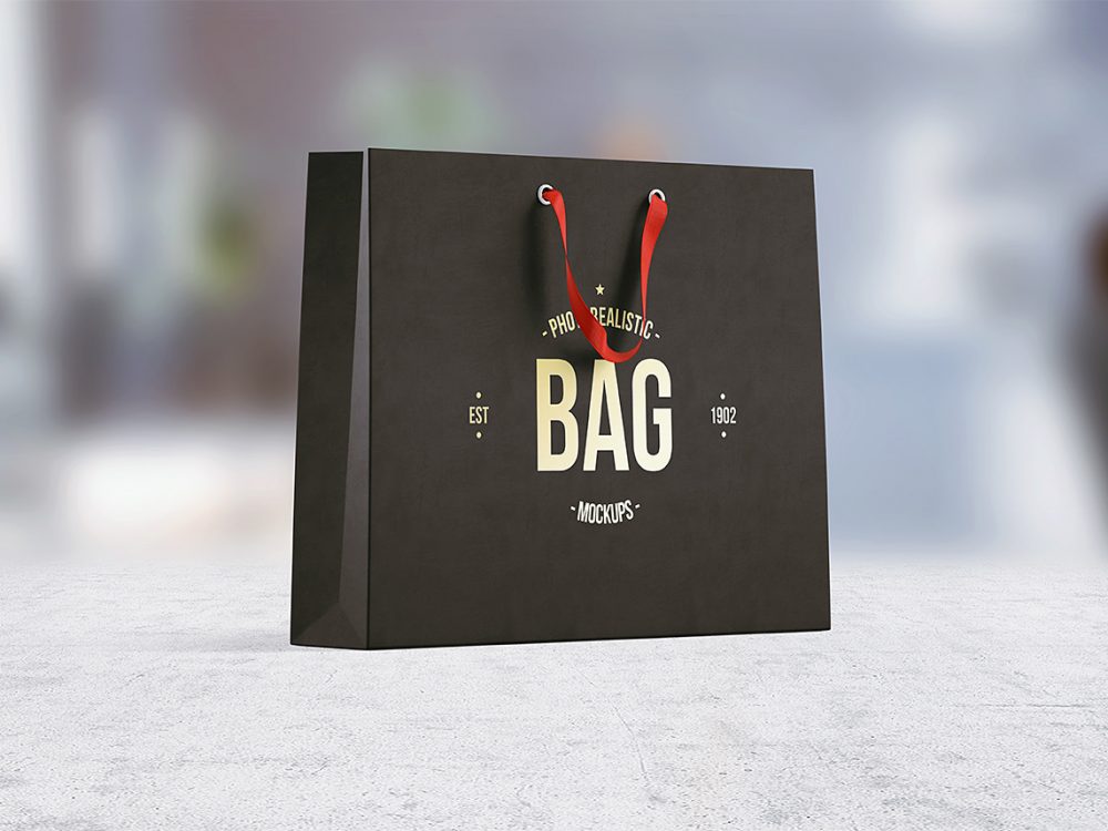 Shopping Bag Mock-Up Free Sample