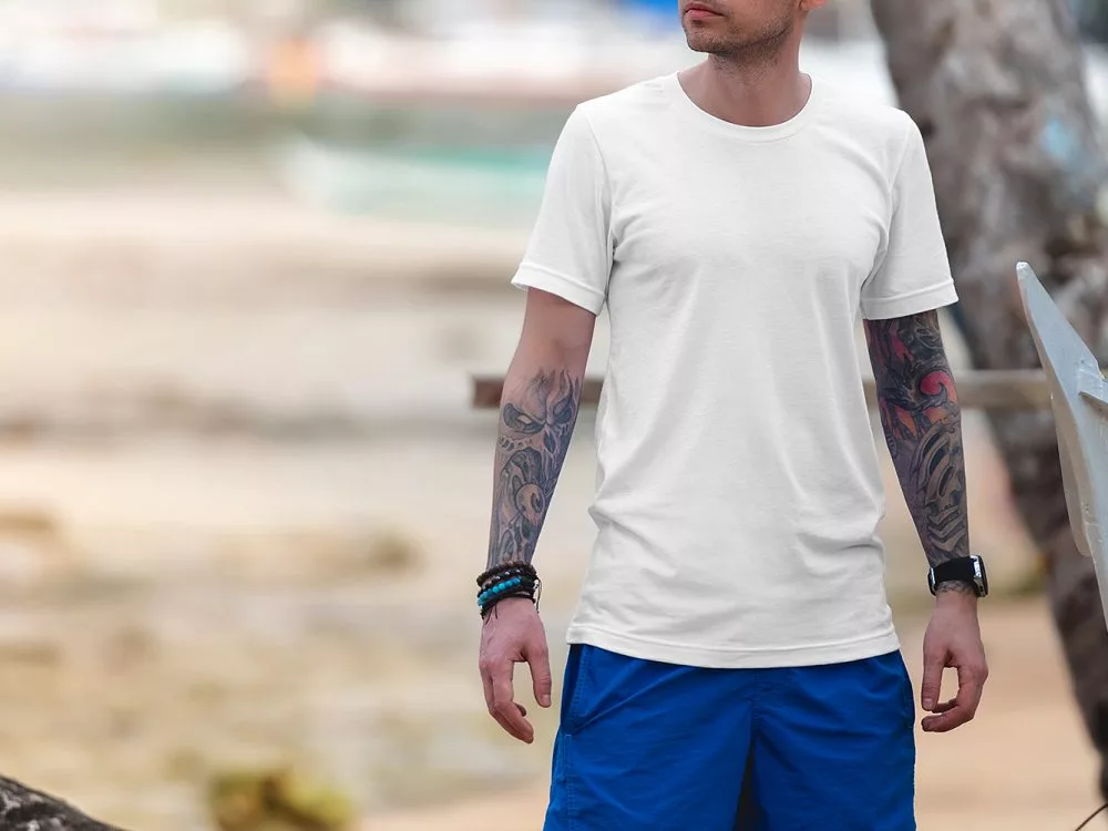 T-Shirt Mockup Vacation Edition Free Demo