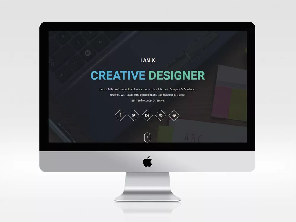 iMac Mockup PSD Template