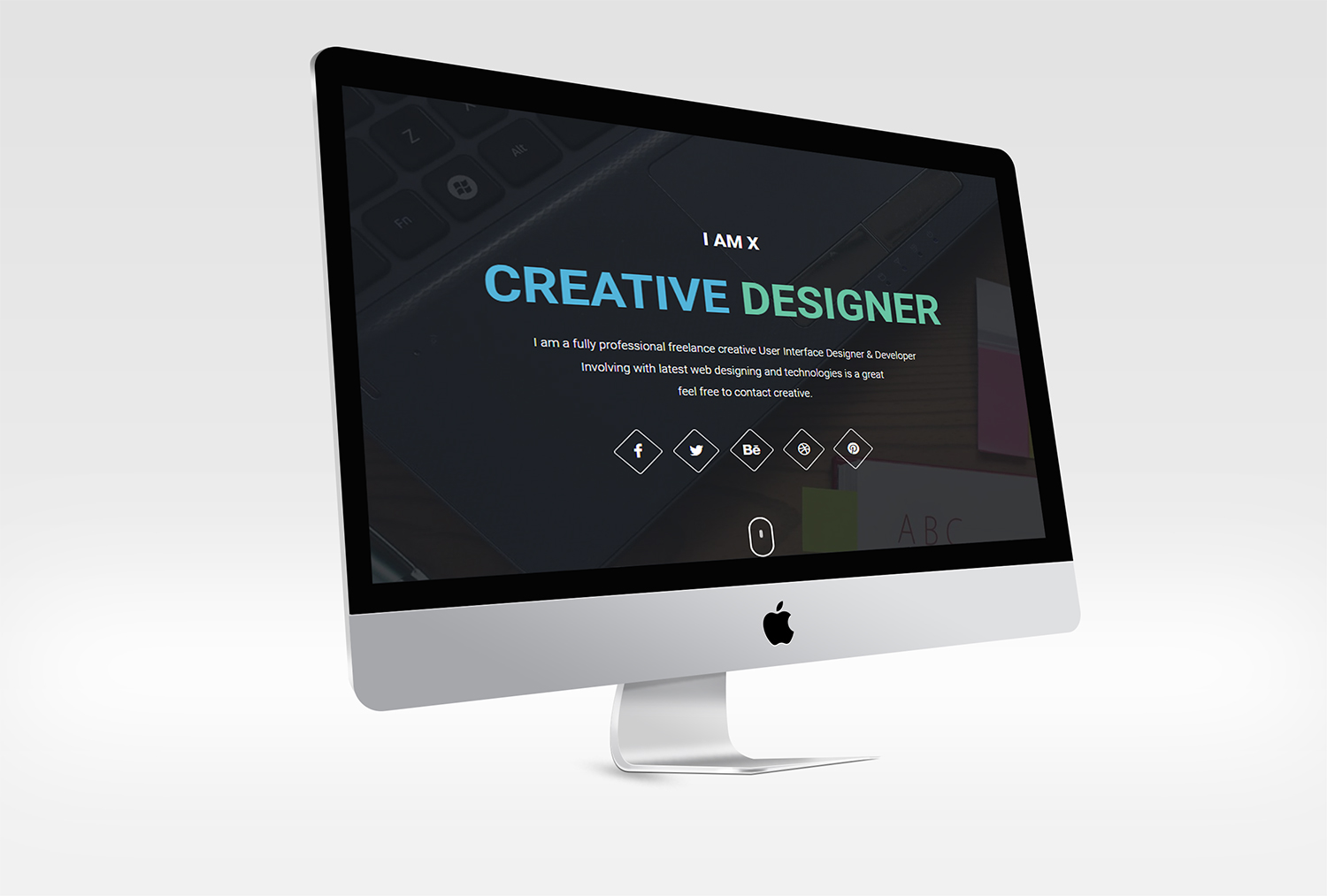 iMac Mockup PSD Template