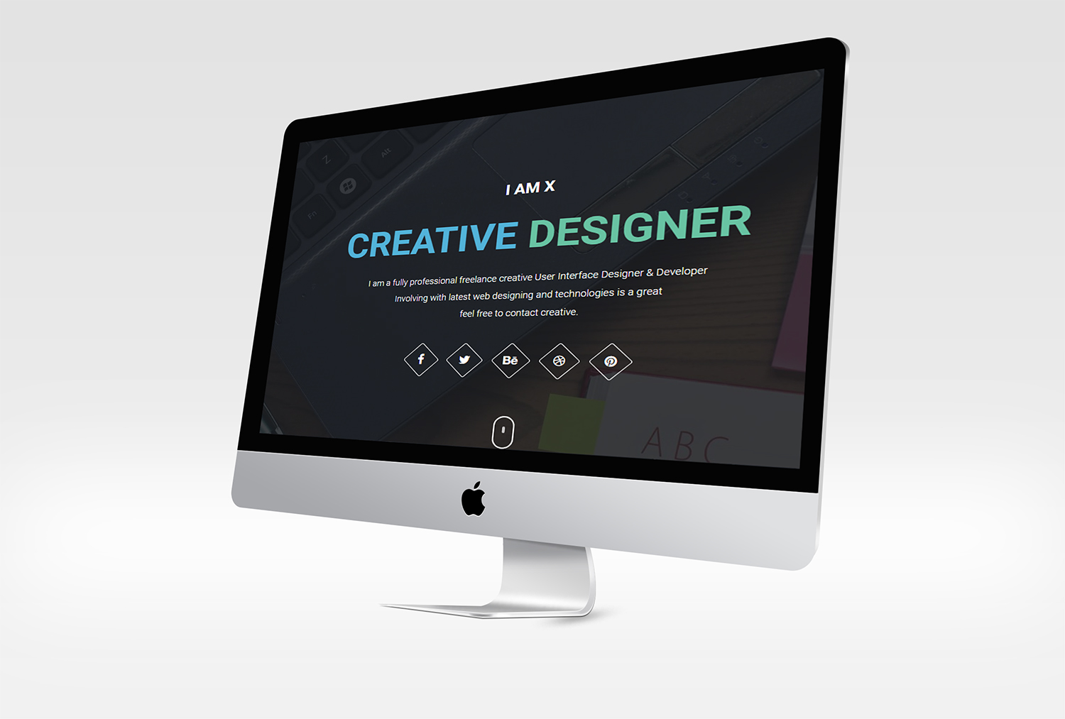 iMac Mockup PSD Template