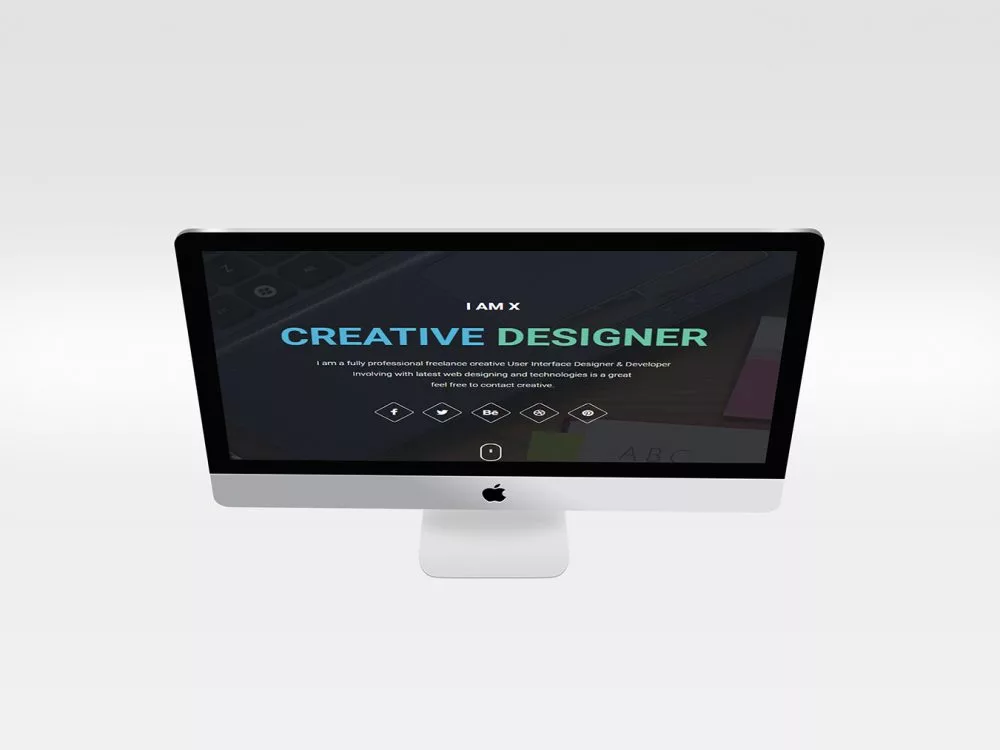 iMac Mockup PSD Template