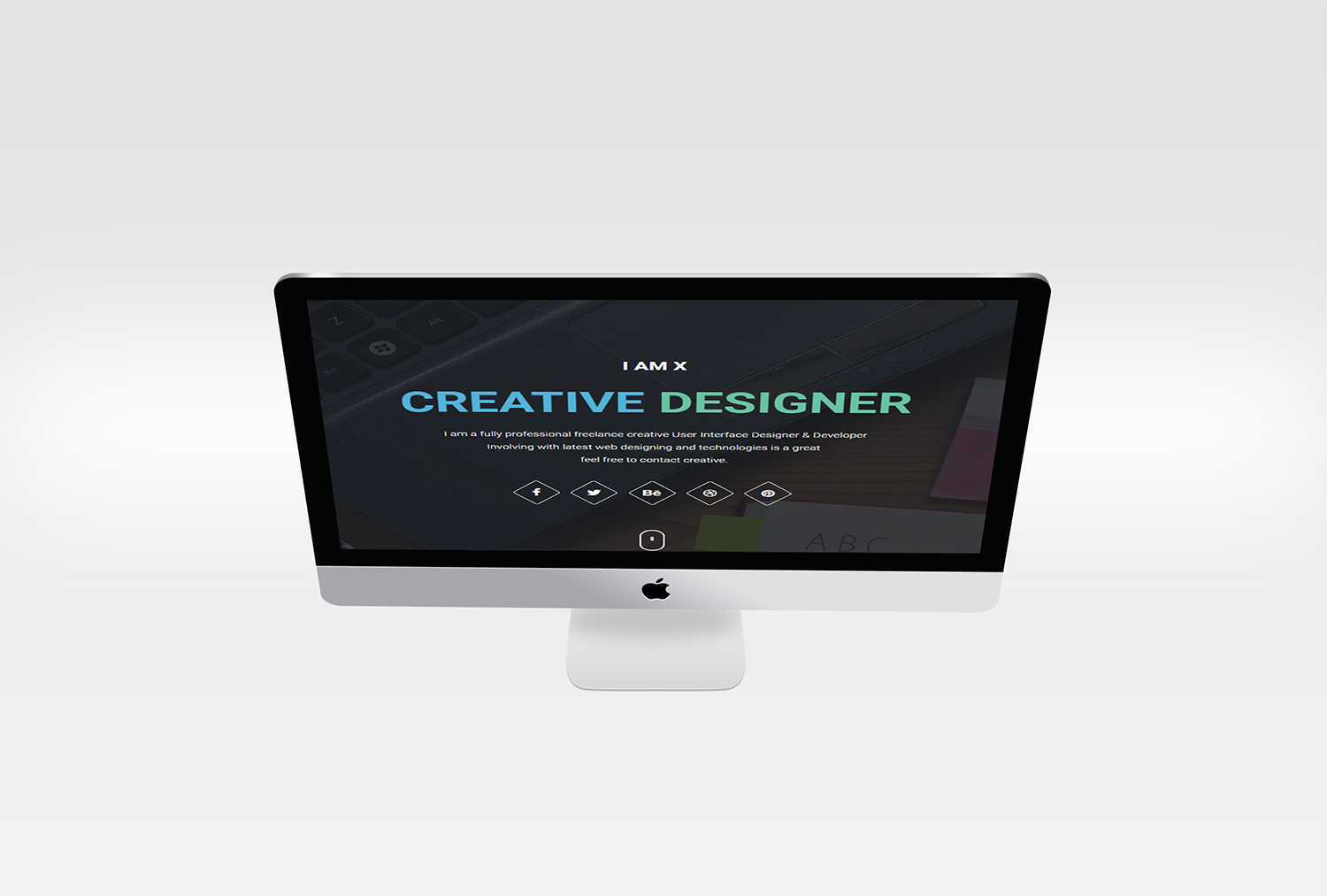 iMac Mockup PSD Template