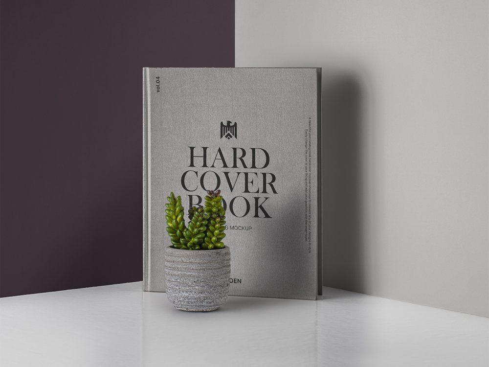 PSD Hardcover Book/Catalog Mockup