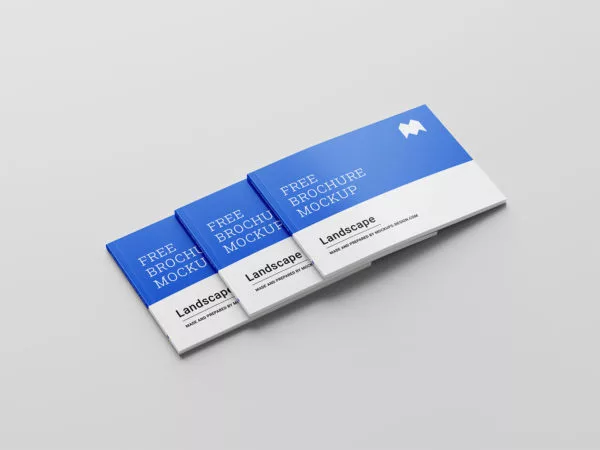 Landscape Brochure Mockup Set
