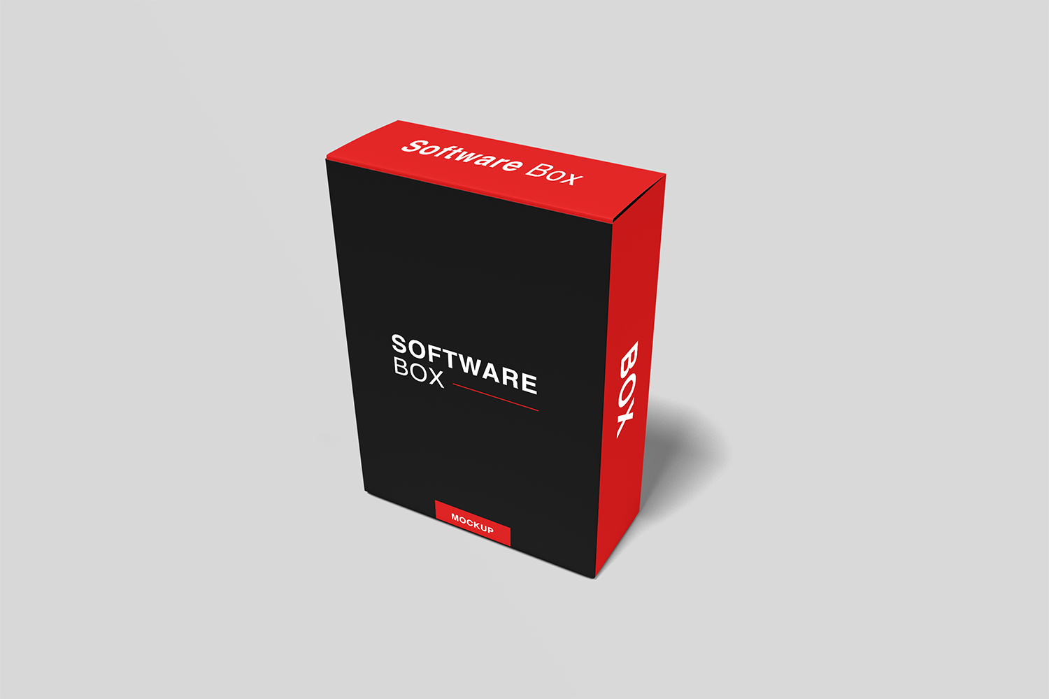 Free Realistic Software Box Mockup