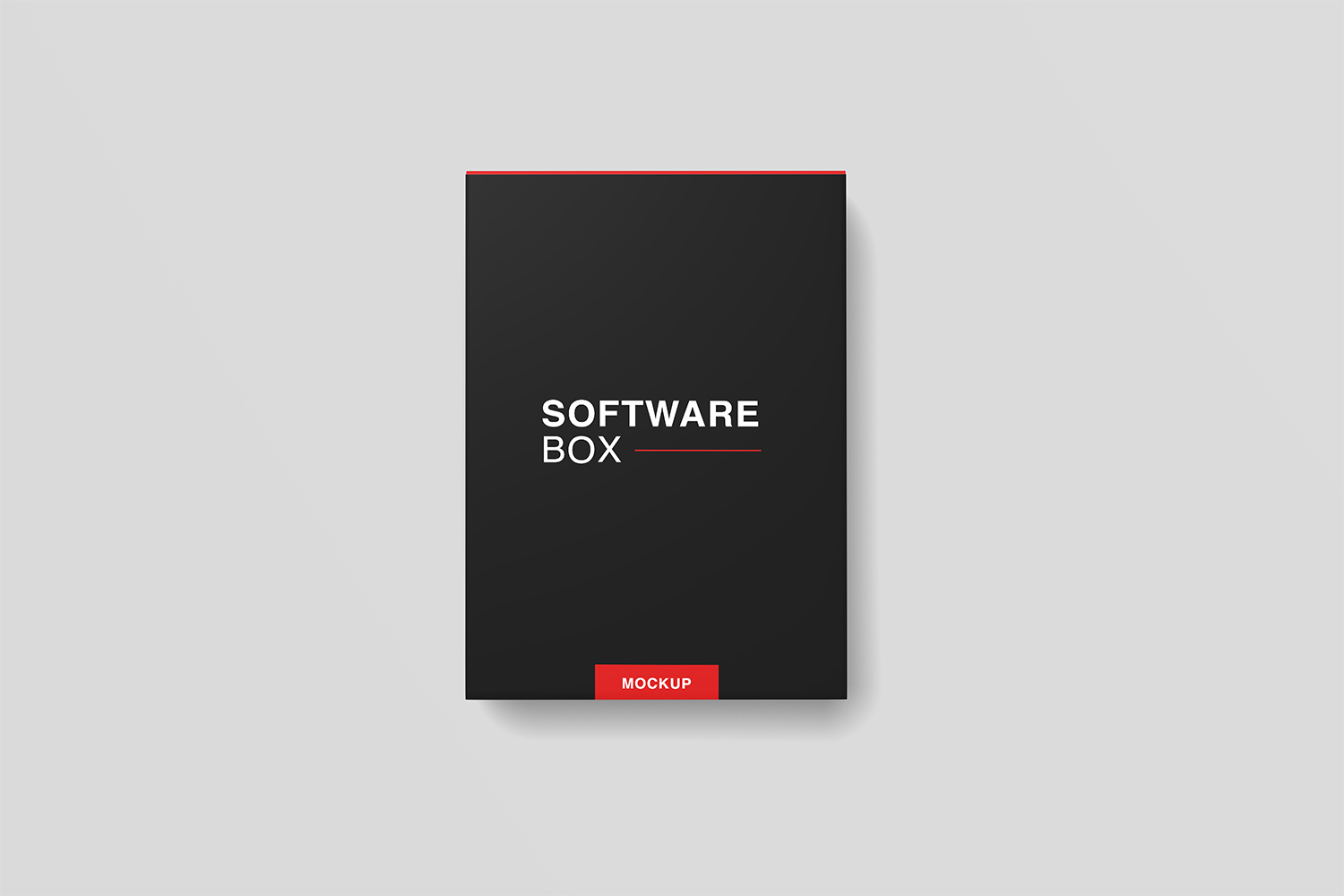 Free Realistic Software Box Mockup