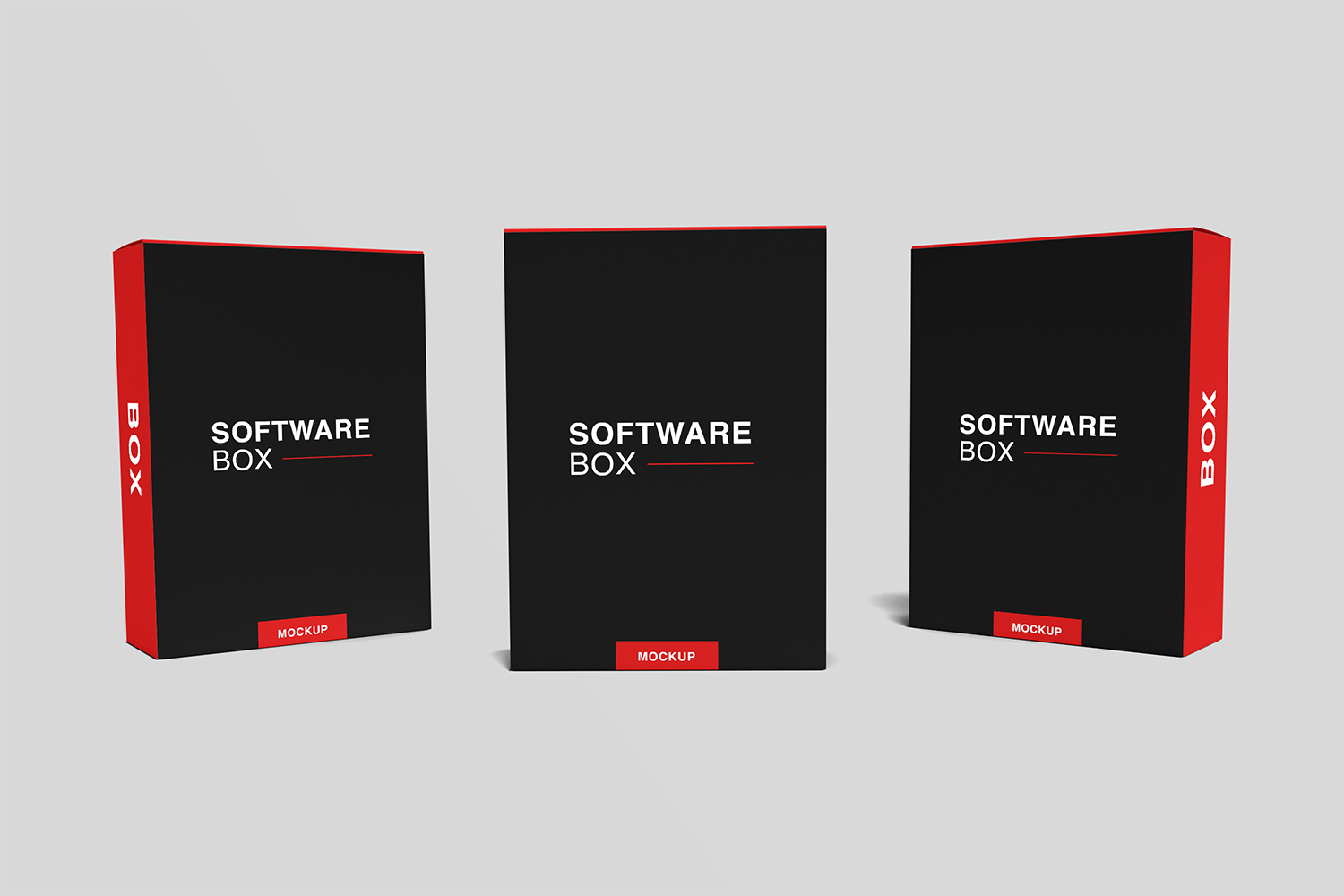Free Realistic Software Box Mockup