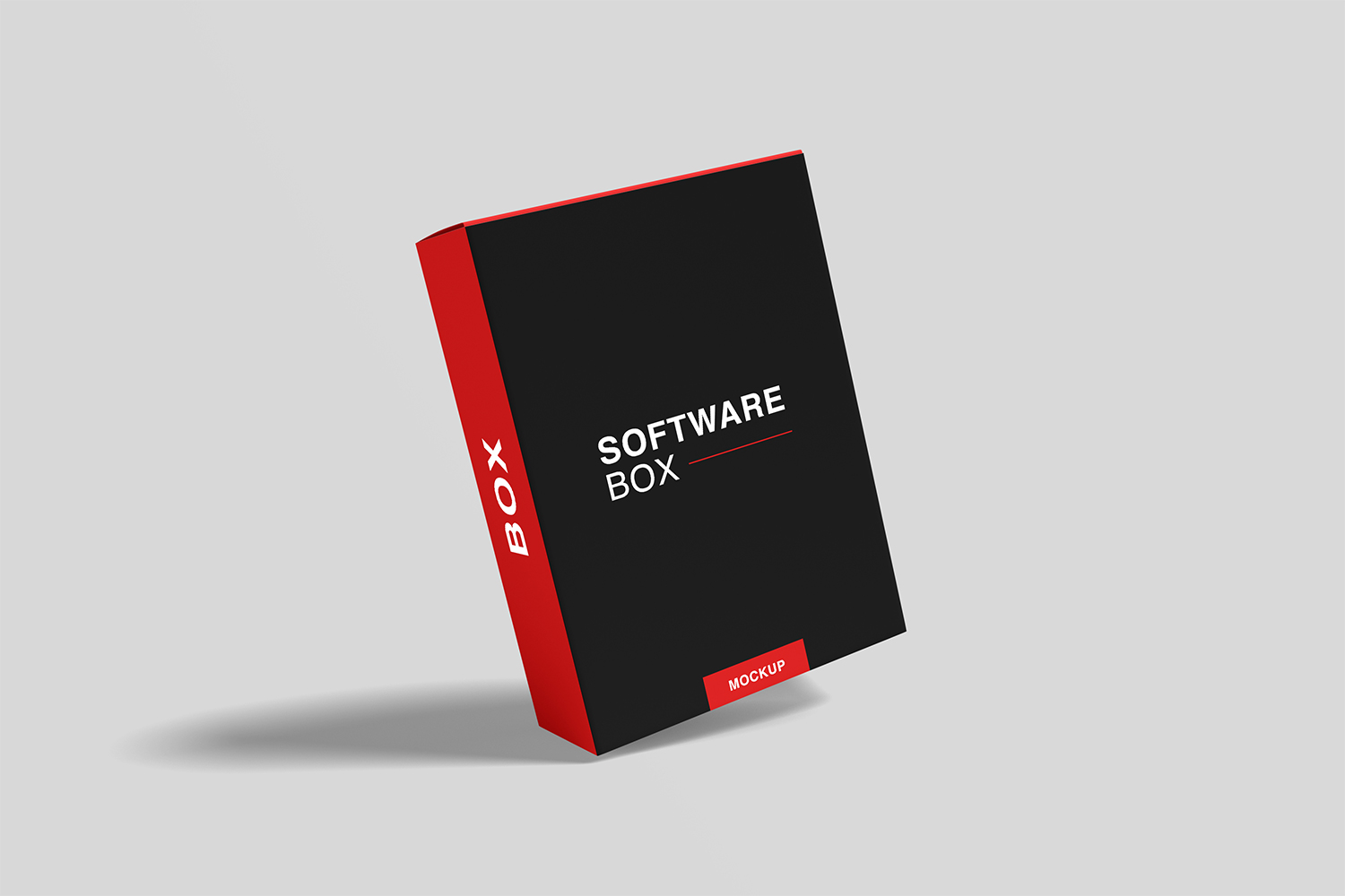 Free Realistic Software Box Mockup