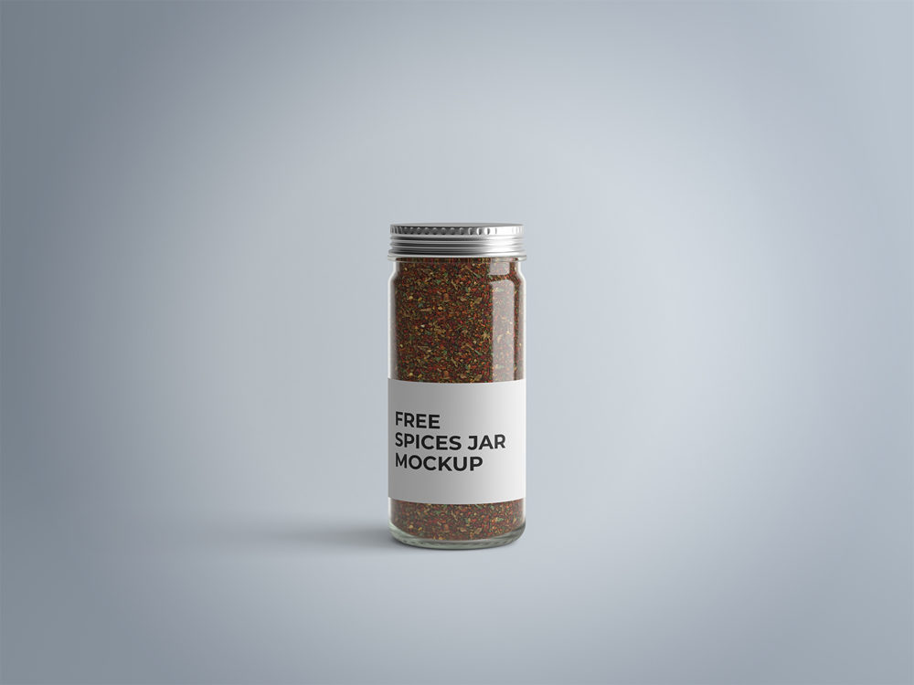 Free spices jar mockup | free mockup