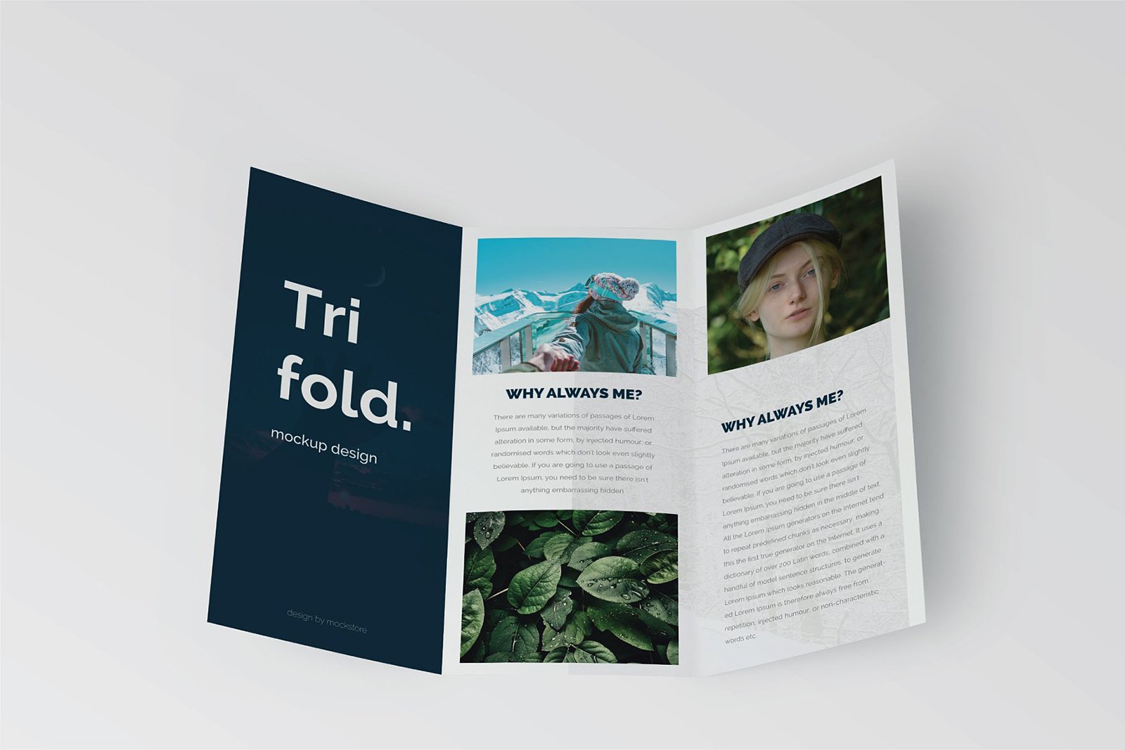 Download Trifold Brochure Mock-Up Free Download | Free Mockup