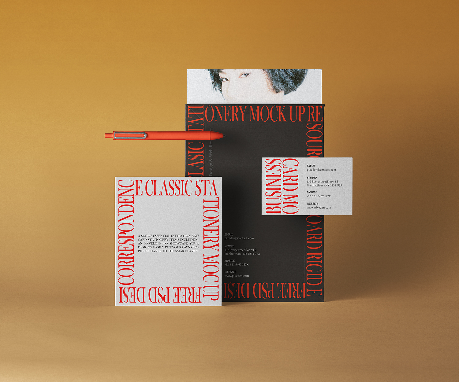 Download Classic PSD Mailing Mockup Set | Free Mockup