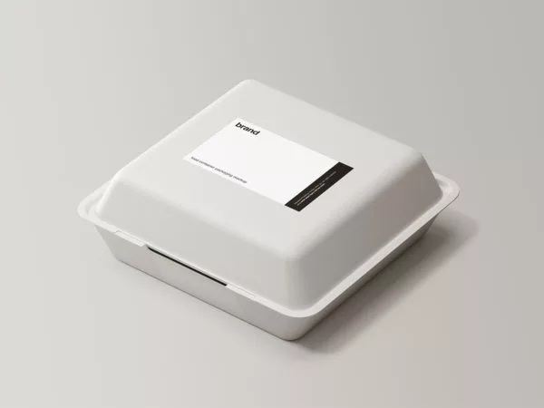 Food Packaging Container Mockup
