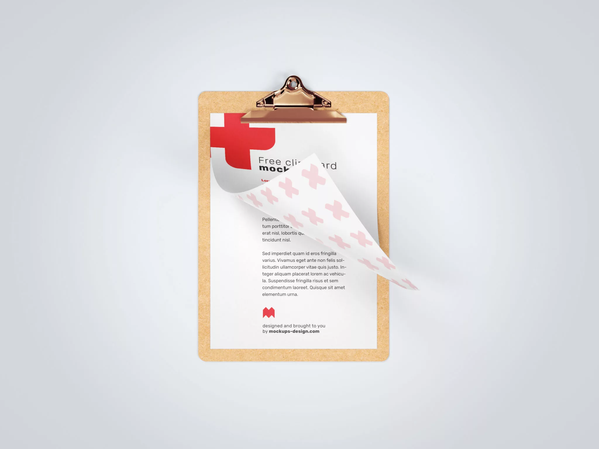 FreeClipboardMockupPSD04 Free Mockup