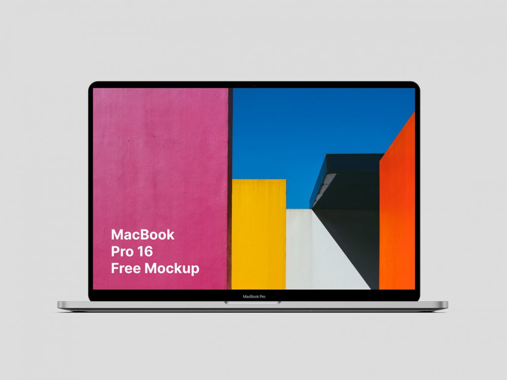 Free MacBook Pro 16 Mockup