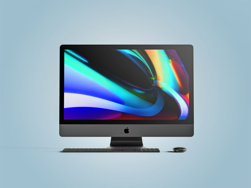 Apple iMac Pro Front View Mockup