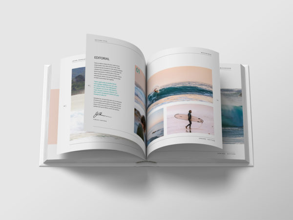 Free Book PSD Mockup