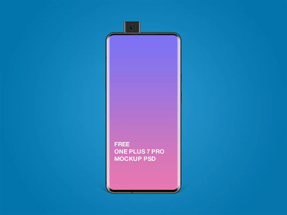 Free One Plus 7 Pro Mockup PSD