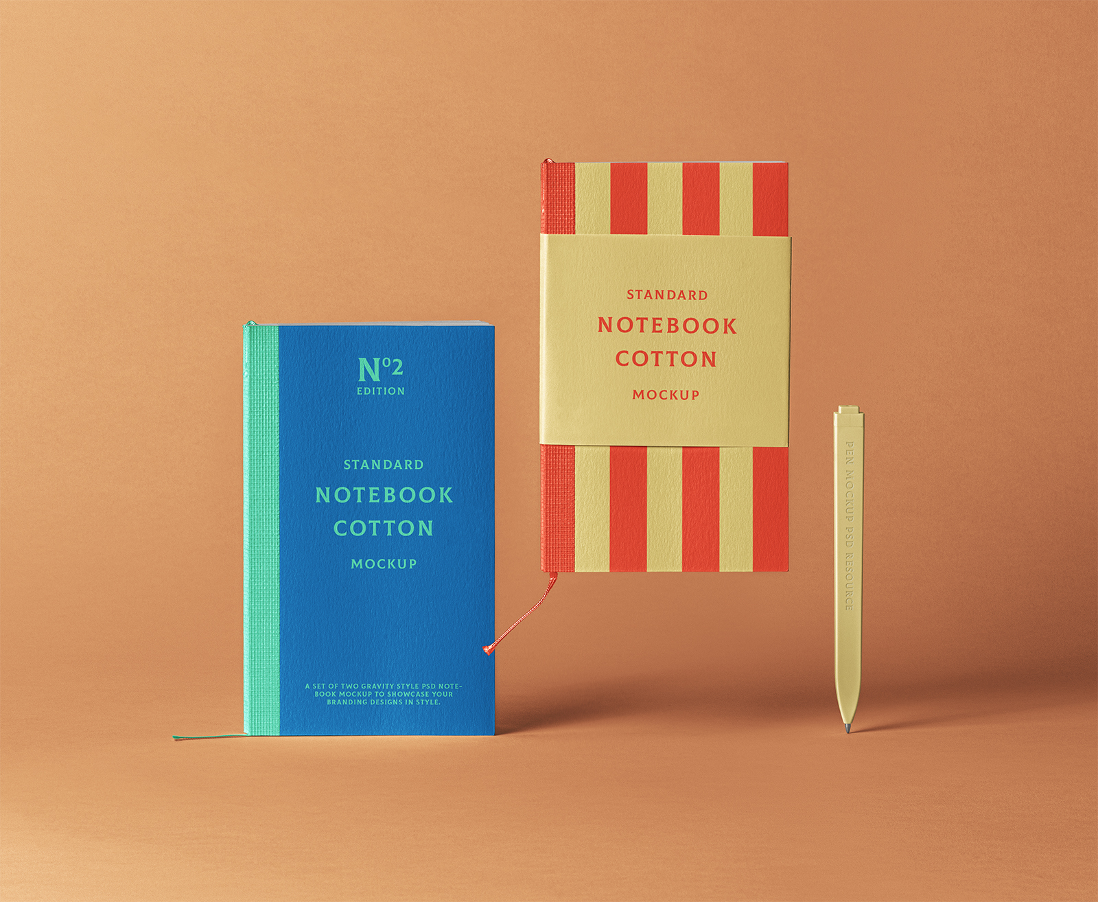 Download Cotton Psd Notebook Mockup Free Mockup