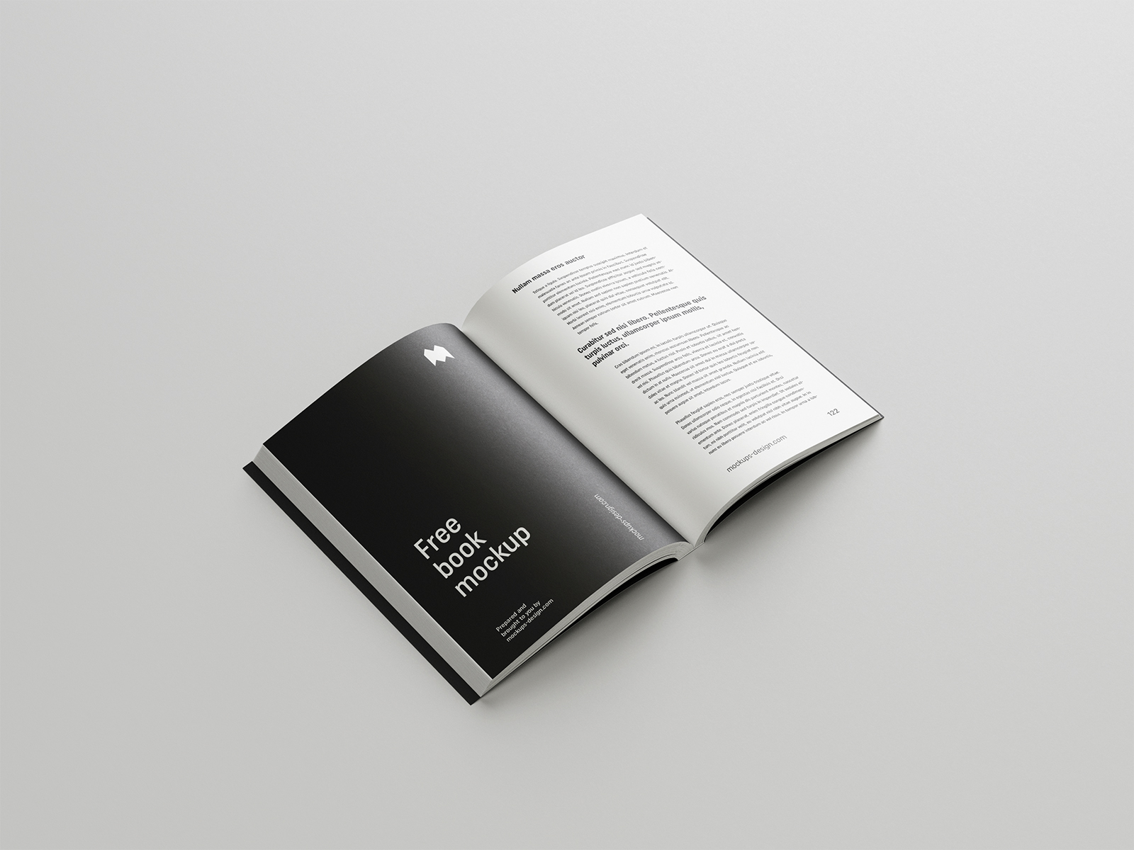 Download Free Book Mockup | Free Mockup