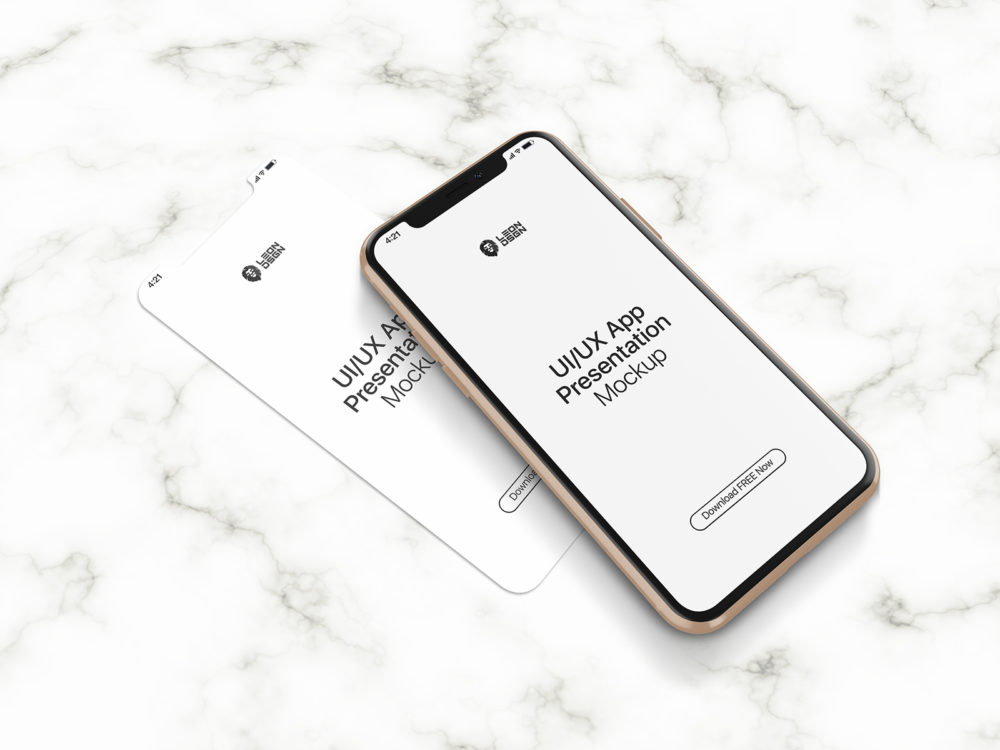 Download Free Ui Ux App Presentation Iphone 11 Pro Mockup Free Mockup