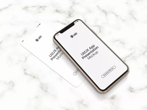UI/UX App Presentation iPhone 11 Pro Mockup